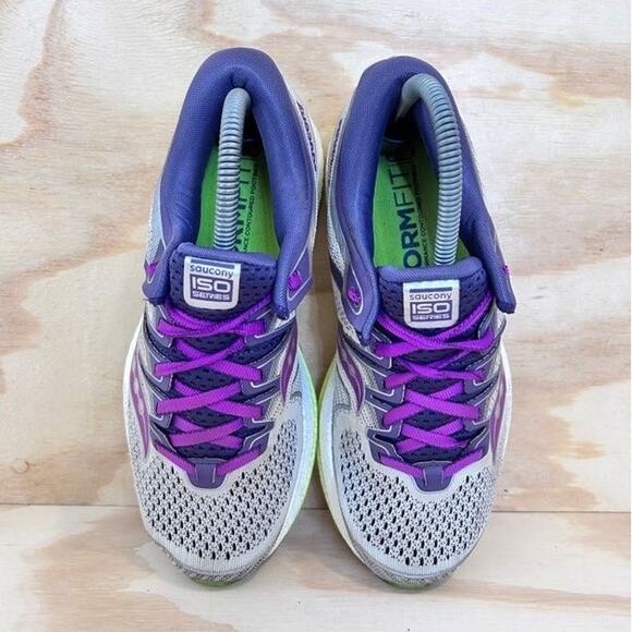 Saucony - Triumph 150 - Running Shoes - Gray/Purple - Women's - 8.5 - S10462-3 - Picture 7 of 9